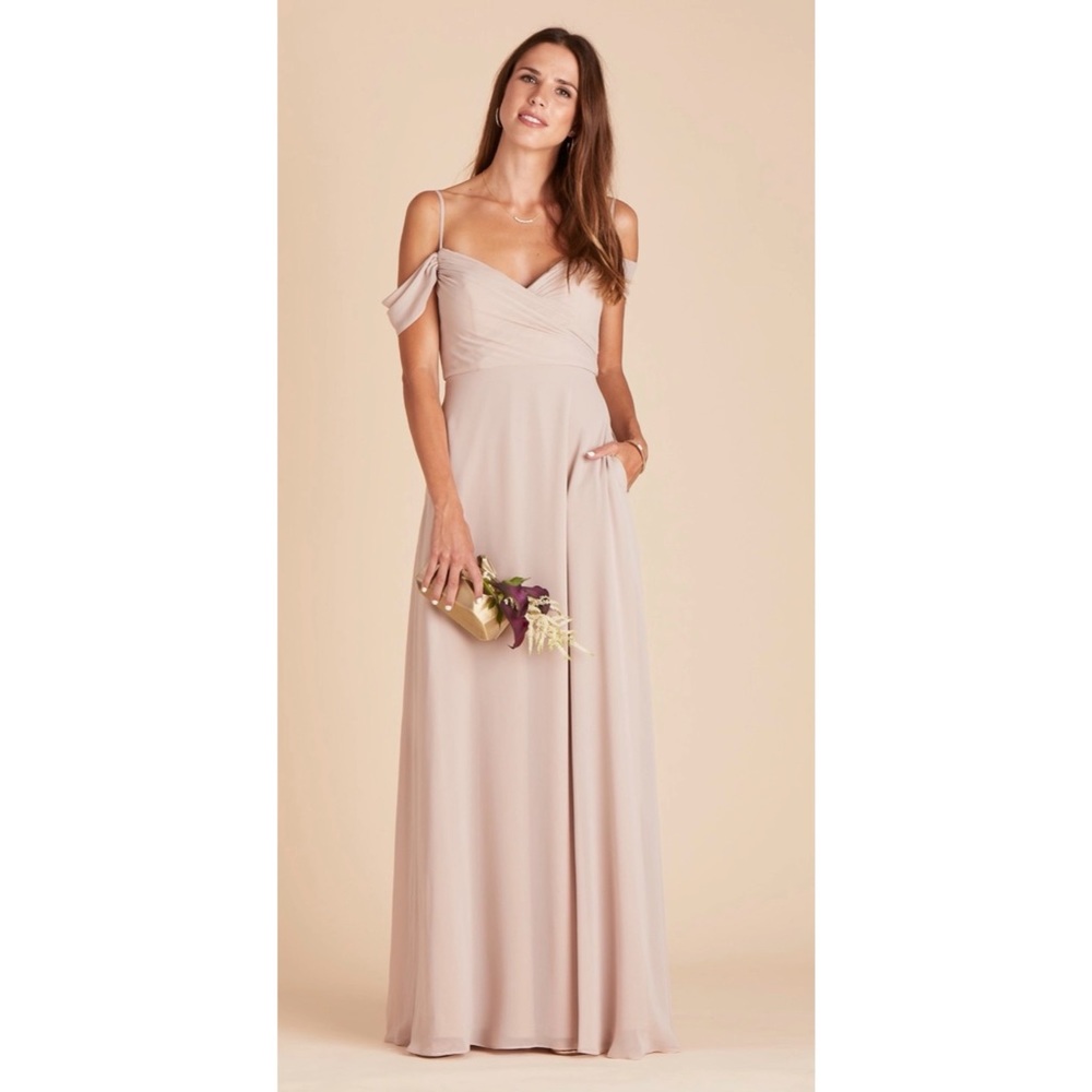 Brody Gray Taupes Bridesmaids Dress (Worn Once)